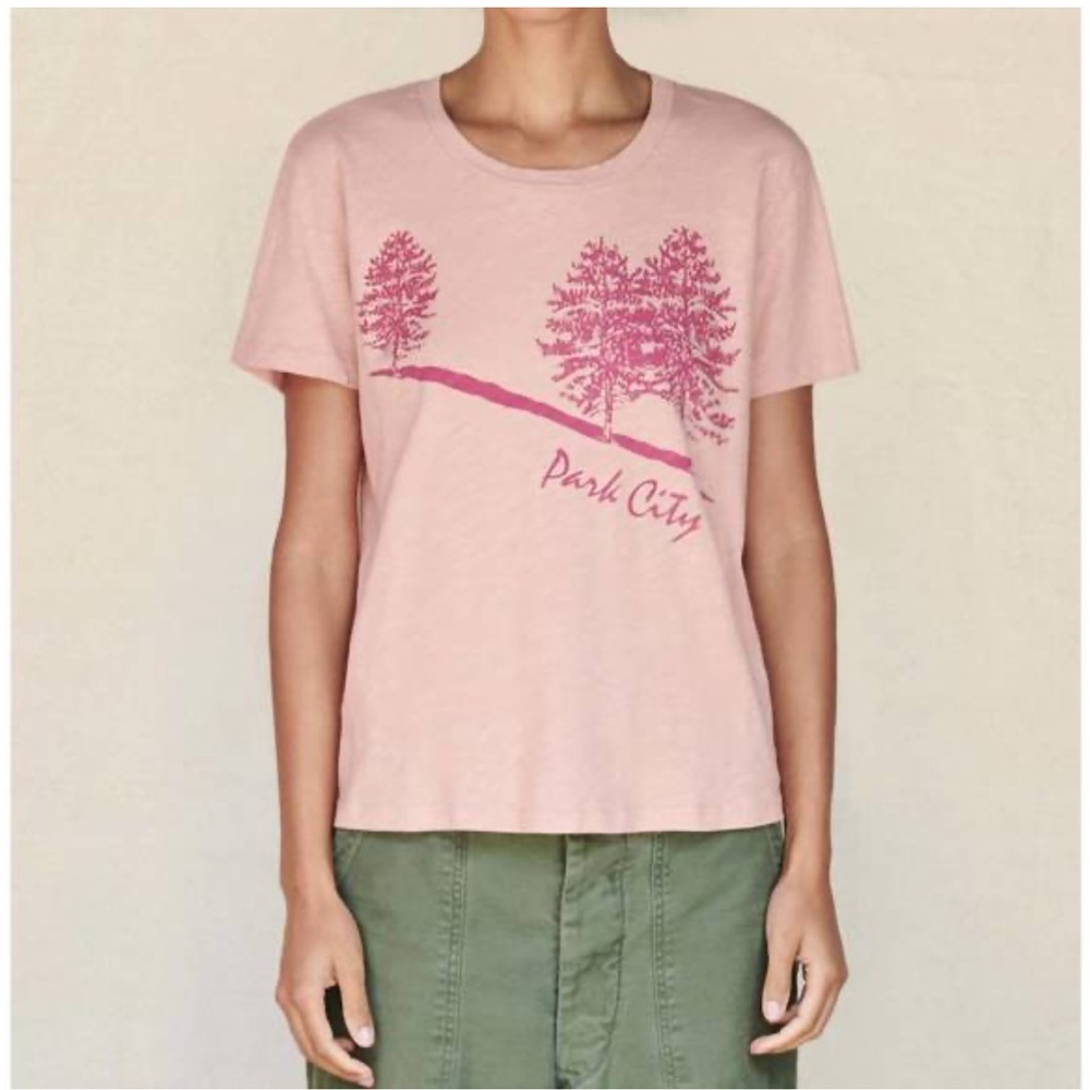 NEW! SUNDRY Adobe Park City Vintage Short Sleeve Pima Cotton Tee